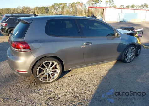 2011 Volkswagen Gti 2-Door из США, поврежденный, VIN WVWFV7AJ9BW295966